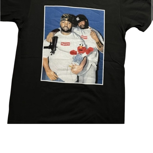 Supreme Other - Supreme Black Tee with Graphic Print